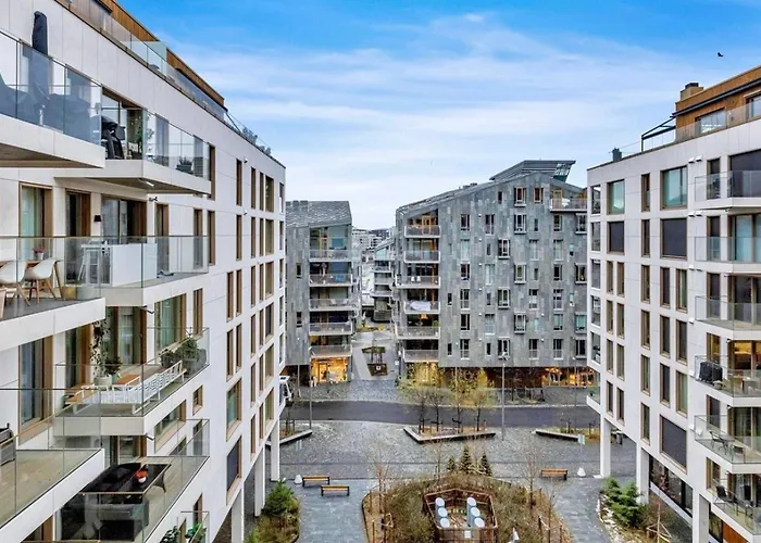 Barcode Luxurious Apartment, Prime Location 오슬로